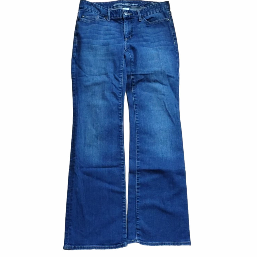 Eddie Bauer Truly Straight Bootcut Jeans Women’s 12